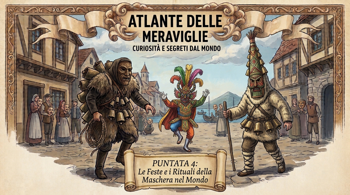 Atlante delle Meraviglie. Curiosità e Segreti dal Mondo – Pt 4: Le Feste e i Rituali della Maschera nel Mondo